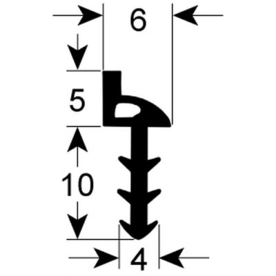 Garnitura siliconica pentru cuptor L 683 mm, SCC/CM202 2400701, 24.00.701 - 560620