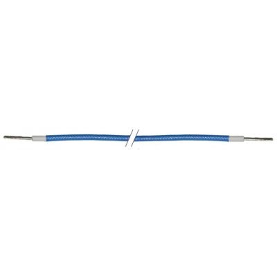Cablu din fire de cupru nichelate 1,5 mm², izolatie fibra de sticla siliconata, temperatura maxima 250°C, culoare albastru, L 100 metri - 570078