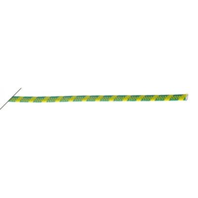 Cablu din fire de cupru nichelate 2,5 mm², izolatie fibra de sticla siliconata, temperatura maxima 250°C, culoare galben - verde, L 100 metri - 570082