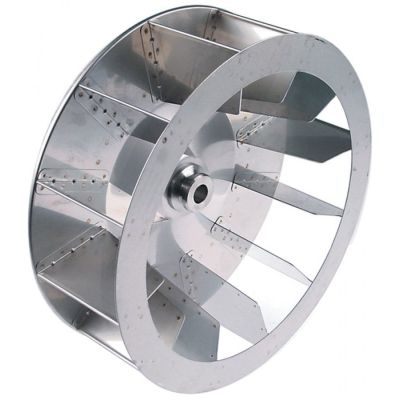 Elice rotor ventilator cuptor ext. ø 350 mm, H 114 mm, int. ø 23 x 19,5 mm, 12 aripioare - 601244
