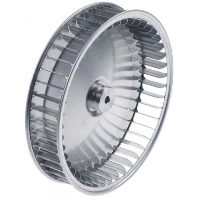 Turbina ventilator cuptor ø 197 mm, ax ø 8 mm, H 43 mm, 45 aripioare - 601778