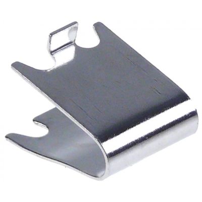 Clema suport grilaj 31/28 mm, latime 22 mm, inaltime 18 mm, din inox - 690331