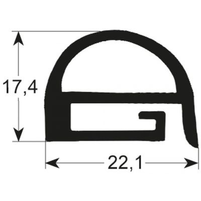 Garnitura usa cuptor, dimensiuni exterioare 705 x 650 mm, cuptor Fagor 10/10, 10/11 - 691036
