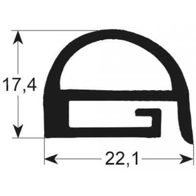Garnitura cuptor 1300 x 650 mm, profil 2270 - 691055