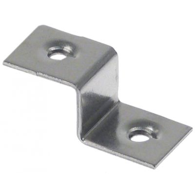 Brida de fixare in unghi, 33 x 14 mm, H 14 mm, din inox - 691634