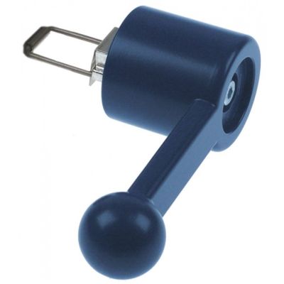 Maner usa cuptor articulat spre dreapta L 155 mm, H 58 mm, albastru - 691990