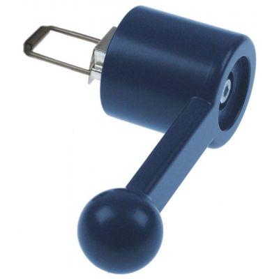 Maner usa cuptor articulat spre stanga L 155 mm, H 58 mm, albastru - 692744