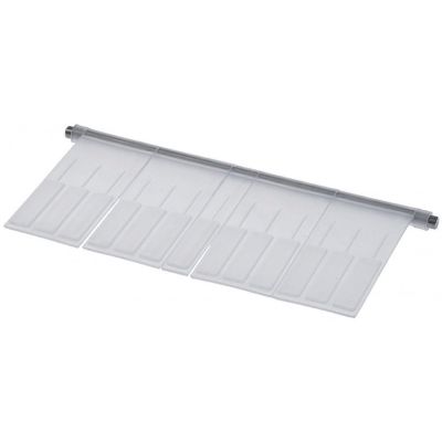 Perdea cu lamele pentru masina de gheata, L 165 mm, H 83 mm, ax L 187 mm, ø 6 mm - 695903