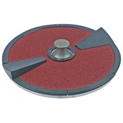 Disc abraziv - platan - pentru masina de curatat cartofi, ø 380 mm, ax ø 25 mm cu pana - 696446