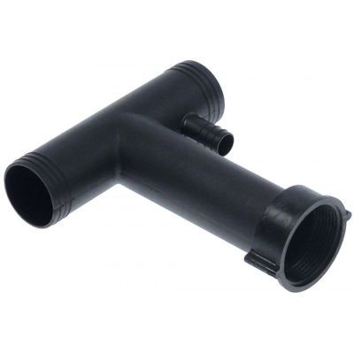 racord de golire filet 1 1/2\" FI piesă în T plastic DI ø 37mm DE ø 40mm