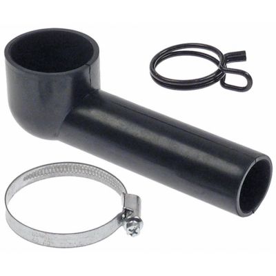 furtun modelat ø exterior 58 DI ø 48mm DE ø 37.5mm L 164mm pentru cuptor combinat cu aburi