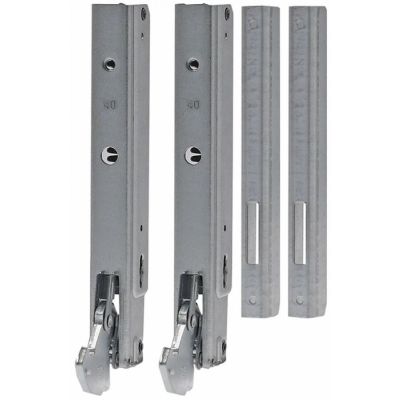 Set balamale usa cuptor, L 170 mm, distanta dintre gauri L 140 mm, lungime parghie 42 mm, distanta nuturi 15 mm - 701592