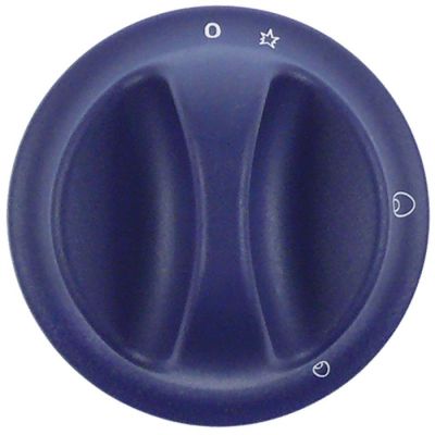 Buton pentru robinet de gaz, ø 75 mm, ø ax 10 x 8 mm - 701603