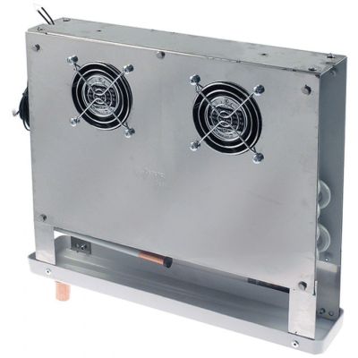 Evaporator complet cu 2 ventilatoare si tava de scurgere, L 360 mm, H 295 mm, grosime 70 mm - 750434