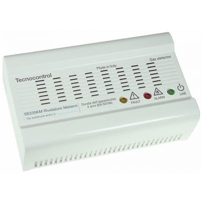 Detector de gaz natural Tecnocontrol SE 230 KM, senzor incorporat, relee etanse - 802140