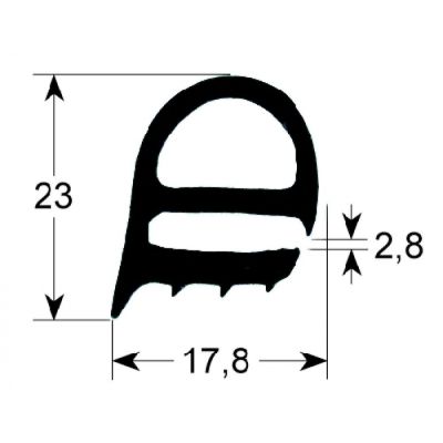 Garnitura cuptor exterior 480x725 mm, profil 2230 - 900053