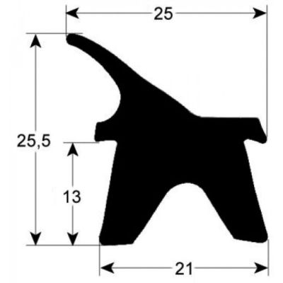 Garnitura usa cuptor profil 2402, la metru liniar - 900348