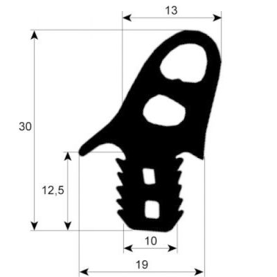 Garnitura pentru cuptor, profil 2706, vanzare la metru - 900750