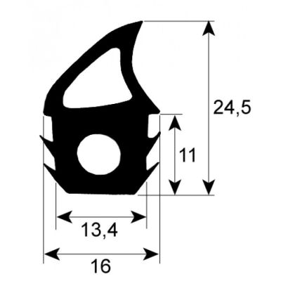 Garnitura termica usa cuptor profil 2746, la metru - 900901
