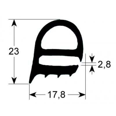 Garnitura termica usa cuptor, profil 2230, cu vanzare la metru - 900941