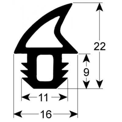 Garnitura profil 2757 pentru cuptor FIMOR, vanzare la metru - 901462