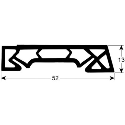 Garnitura carucior pentru cuptor, profil 4085 L 540 mm - 901574