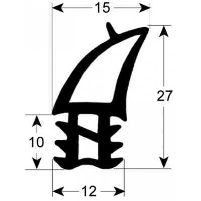 Garnitura termica usa cuptor Retigo AX000036, L 620x755 mm - 902765