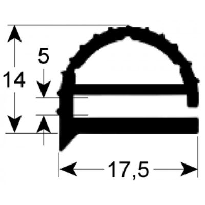 garnitura frigider profil 9104 Lmm L 2500mm dimensiuni exterioare