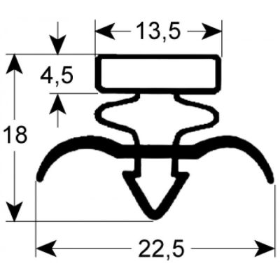 garnitura frigider profil 9171 Lmm L 2500mm mărime inserție