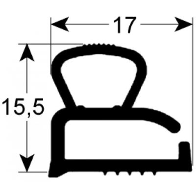garnitura frigider profil 9605 Lmm L 2500mm dimensiuni exterioare