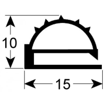 garnitura frigider profil 9103 Lmm L 2550mm dimensiuni exterioare
