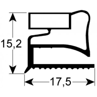 garnitura frigider profil 9456 Lmm L 2600mm dimensiuni exterioare
