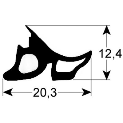 Garnitura usa cuptor L 1880 mm, profil 2480 - 902429