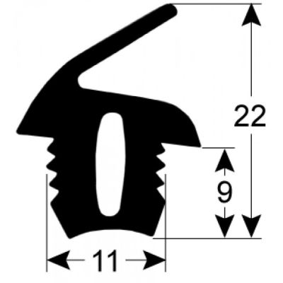 Garnitura usa cuptor, profil 2718, L 5500 mm - 902446