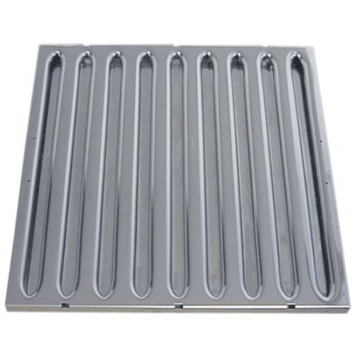 filtru hota labirint anti flacara pentru hota de aburi L 400mm Î 400mm grosime 20mm