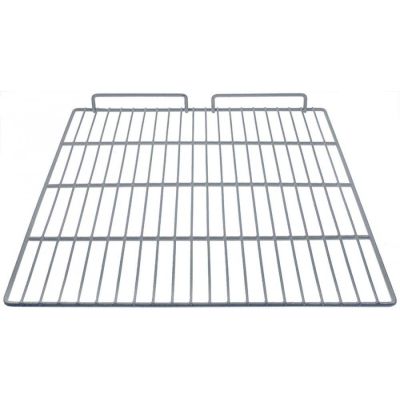Grilaj-  raft frigider GN 2/1, dimensiuni 530 x 650 mm, H 43 mm, din oțel cu strat de protecție din plastic gri - 970909