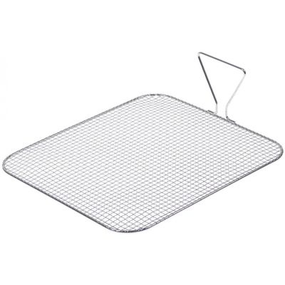 grilaj de fund L 332mm L 297mm Î 100mm oțel cromat pentru grătar