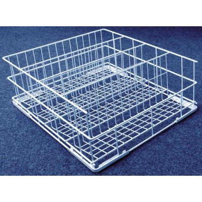 Cos pahare pentru masina de spalat vase 450 x 450 mm, inaltime 170 mm, cu 4 compartimente de 10 cm - 971033