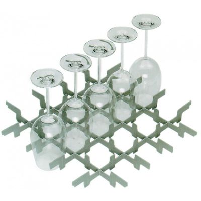 Insertie grilaj pentru cos de spalat pahare 500 x 500 mm, pentru 25 de pahare - 976021