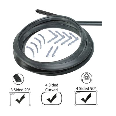 Kit garnitura termica universala pentru usa cuptor, L 2929 mm, 4 cleme curbate, 4 cleme in unghi de 90 °C, 2 cleme drepte - KIT532007