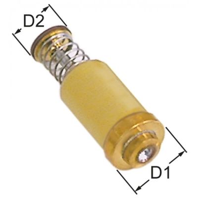 Supapa magnetica - bobina, L 35 mm, D1 ø 15,4 mm, D2 ø 11 mm, pentru temperaturi ridicate PEL20-21 / JUNKERS / EGA - 101040
