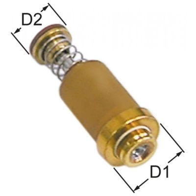 Supapa magnetica - bobina, L 27 mm, diam. ø 12,5 x 9,5 mm - 101046