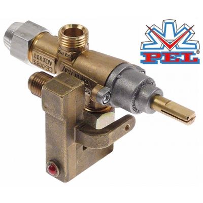 gas tap PEL type 20S gas input M16x1,5 (tube ø 10mm)
