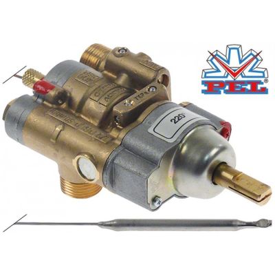 Robinet de gaz termostatic PEL 24ST, 110-220 °C - 101077