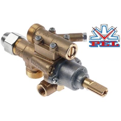 Robinet de gaz PEL22S/O, ax ø 8x10 mm - 101089