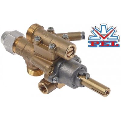 Robinet de gaz PEL22S/O, ax 9x10 mm - 101090