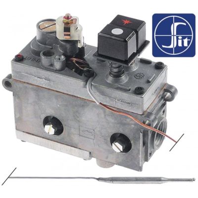 Valva de gaz termostatica serie 710 Minisit, 100-340 °C, SIT 0.710.652, bulb ø 5 x 70 mm, capilar 1800 mm - 101134