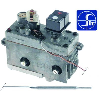 Valva de gaz termostatica serie 710 Minisit 110-190°C, SIT 0710756, bulb ø 6x105 mm, capilar 1050 mm, pentru friteuza - 101135