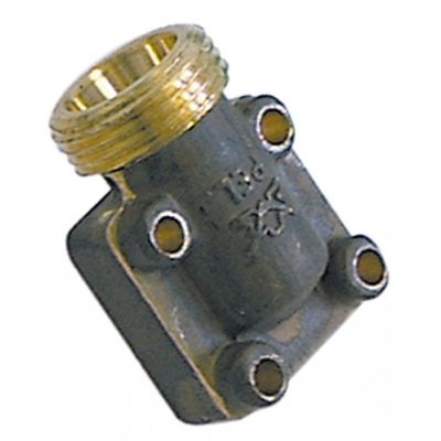 Flansa de conectare cu filet M20x1,5 pentru teava ø 12/10 mm, pentru robinet de gaz PEL - 101235
