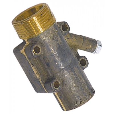 gas connecting piece thread M24x1,5 tube ø 12/16mm horizontal for PEL gas taps